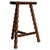 Three Legs Beech Half-Moon Shapped Stool, France, 1960 For Sale - Image 9 of 9