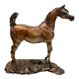 Original Bronze Horse Sculpture by Janel Maher - Titled “The Gift” 6 of 50 - Signed