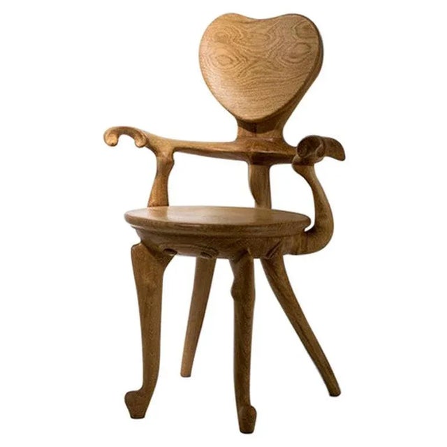 Antoni Gaudi Calvet Armchair For Sale - Image 6 of 6