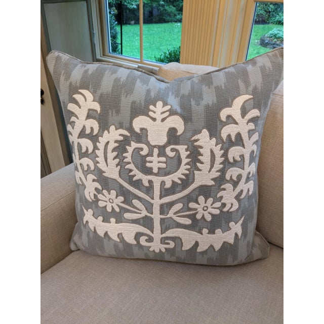 Contemporary Zimmer + Rohde Custom Pillows with Down Inserts- Set of 2 For Sale - Image 3 of 10