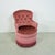Boudoir Cocktail Chair in Pink Velvet, 1980s For Sale - Image 4 of 10