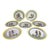 1960s Dinner Plates by Henriot Quimper Set of 7 For Sale