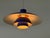 Mid-Century Modern Blue PH 4/3 Pendant Lamp by Poul Henningsen for Louis Poulsen, Denmark, 1970s For Sale - Image 3 of 18