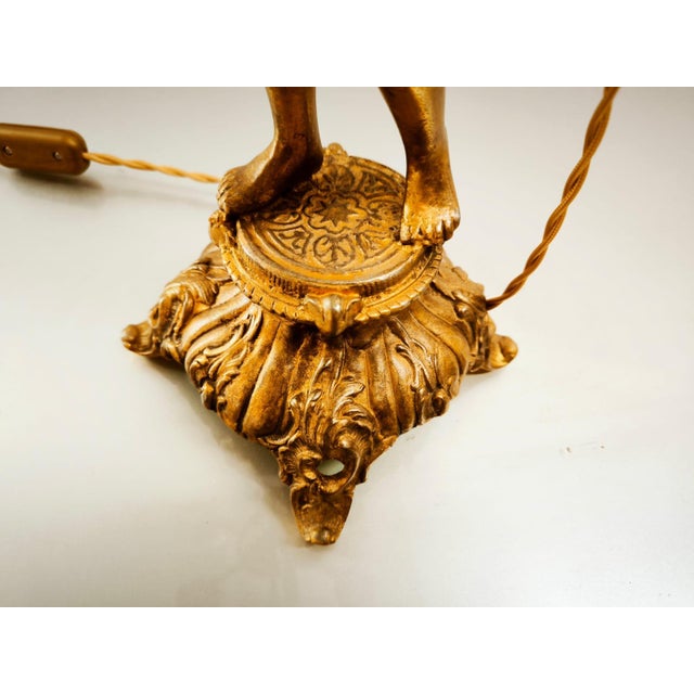 Bronze Putto Lamp with Six Lights For Sale - Image 5 of 18