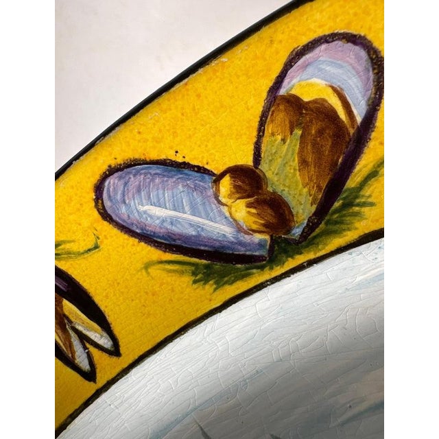 Ceramic Dish with Fish Decoration, France, 1960s For Sale - Image 9 of 16