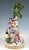 Large Round Porcelain Group with Three Couples at Tree attributed to M.V. Acier for Meissen, 1940 For Sale - Image 6 of 13