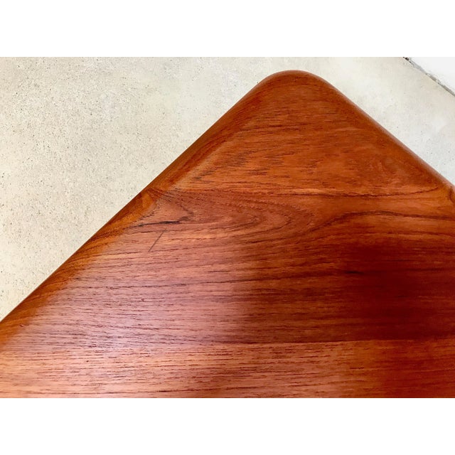 Mid-Century Danish Solid Teak 2-Level Side Table by Peter Hvidt & Orla Mølgaard-Nielsen for France & Søn, 1960s For Sale - Image 9 of 18