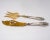 Art Nouveau French Art Nouveau Sterling and Vermeil 2pc Fish Server Set For Sale - Image 3 of 11