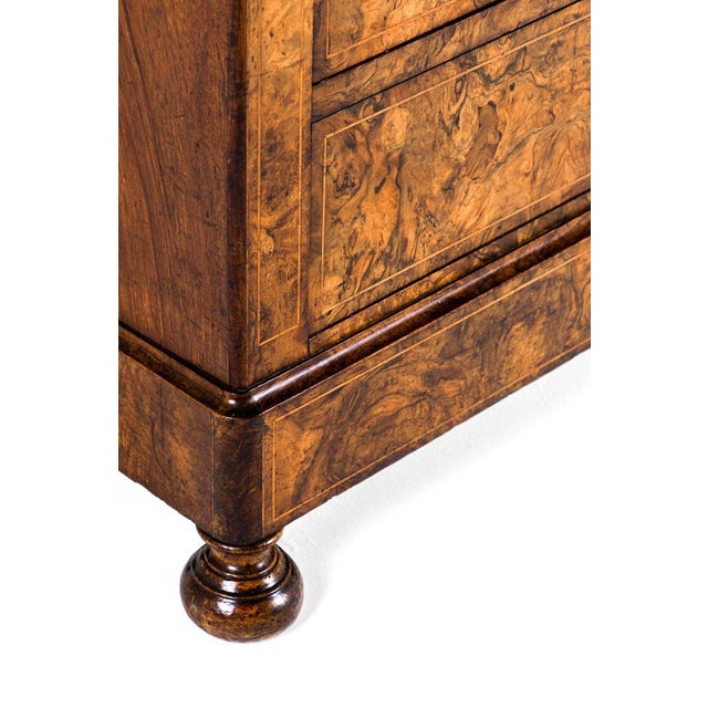Louis Philippe I Walnut Commode For Sale - Image 10 of 13