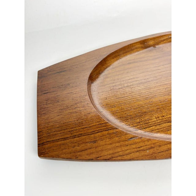 Wood Scandinavian Teak Tray, 1960s For Sale - Image 7 of 13