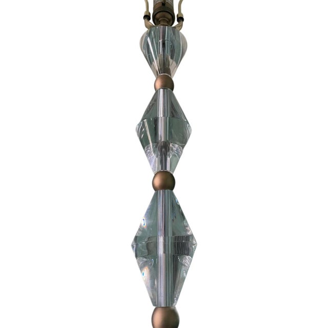 Contemporary Quaintrelle Crystal Table Lamps by Currey & Company, Set of 2 For Sale - Image 3 of 7