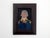 This charming small folk art painting by british artist matt rix depicts an 18th-century admiral in a distinctly naive...