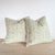 Thibaut Thibaut Labyrinth Velvet Pillows in Sage For Sale - Image 4 of 6