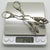 Vintage Italian Handmade Genuine Silver Decorative Sugar Cube Tonges with Rose Flower Motif, 1970s For Sale - Image 11 of 13