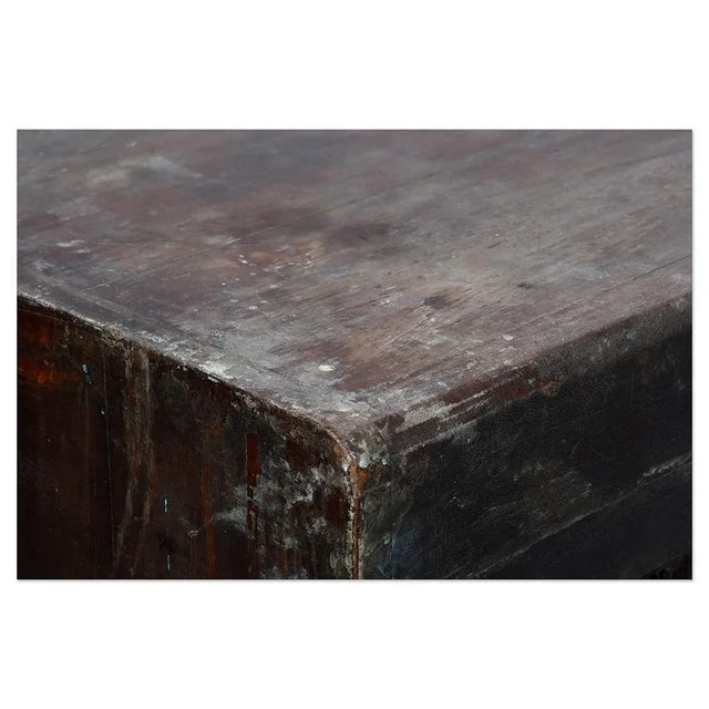 Wood 20th Century Vacuum Cabinet in Dark Wood For Sale - Image 7 of 9