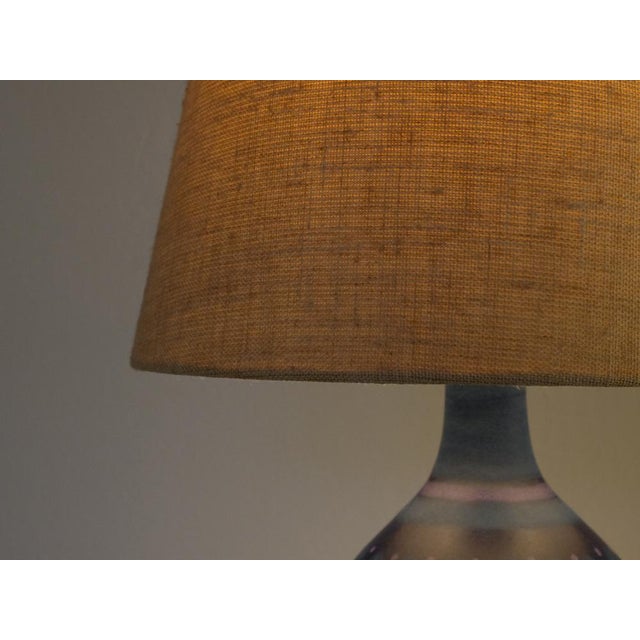 Blue Mid-Century Table Lamp by KMK, 1970s For Sale - Image 8 of 16