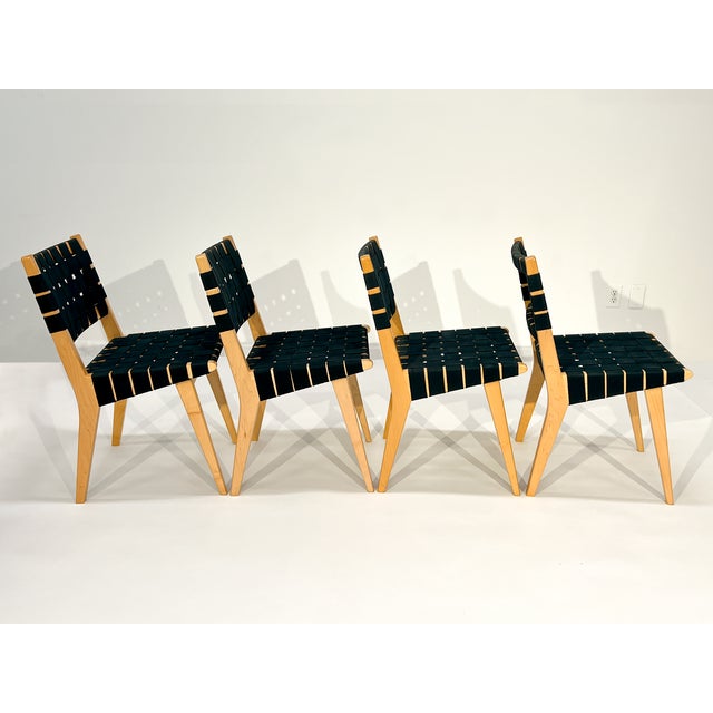 Mid-Century Modern Jens Risom for KnollStudio Side Chairs - Mid-Century, Set of 8 For Sale - Image 3 of 18