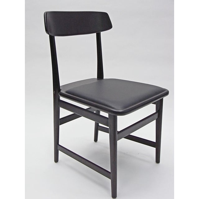 2010s Dining Chairs in Cherry & Leather by Sergio Rodrigues for Lin Brazil, 2010, Set of 5 For Sale - Image 5 of 18