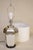 1970s Mid Century Modern Mercury Glass Ginger Jar Chrome Silver Table Lamp For Sale - Image 10 of 11