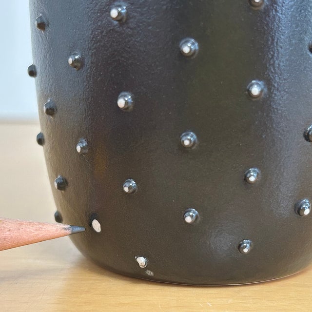 Black Heath Ceramics Spiky Black/Green Tall Mug 2015 For Sale - Image 8 of 8