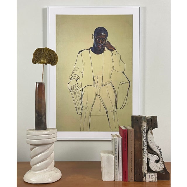 Alice Neel (American, 1900-1984) - “James Hunter Black Draftee” Archival Pigment Print on Paper (Framed). Archival pigment...
