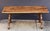 Spanish Low Coffee Table of Walnut With Wrought Iron Supports For Sale - Image 9 of 12