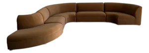 Made to Order: Sculptural Curved Sectional