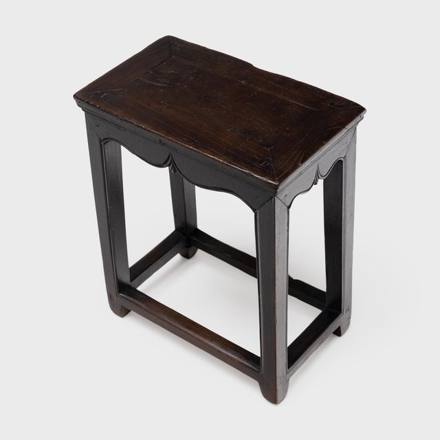 Late 19th Century Chinese Pair of Graceful Half Tables, C. 1880 For Sale - Image 5 of 10