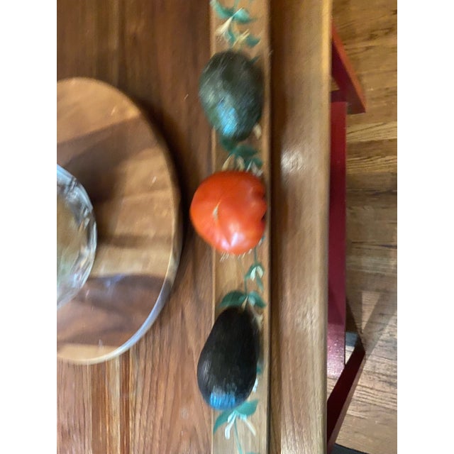 Antique Hand-Painted French Baguette Bread Board For Sale - Image 4 of 7