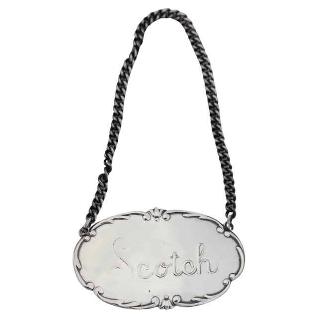 1930s 1930s Sterling Scotch Liquor Label For Sale - Image 5 of 5