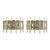 1970s Mid-Century Modern Crystal Pair of Sconces, France For Sale