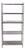 Chrome Hollywood Regency Faux Bamboo Five Shelf Étagère For Sale
