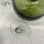 Vintage Sasaki Hand Blown Glass Avocado Green Cocktail Glasses & Decanter, Stirrers - Set of 11 For Sale In Chicago - Image 6 of 9