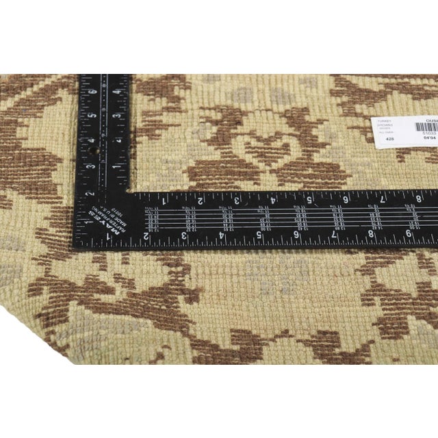 Vintage Turkish Oushak Rug - 04'04 X 07'08 For Sale In Dallas - Image 6 of 9