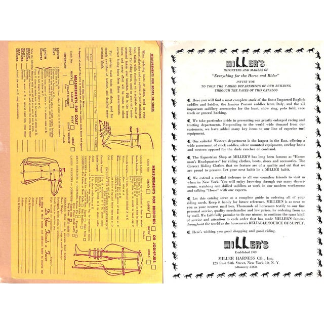 Traditional "Miller Harness Company Catalogue No. 55" 1948 For Sale - Image 3 of 12