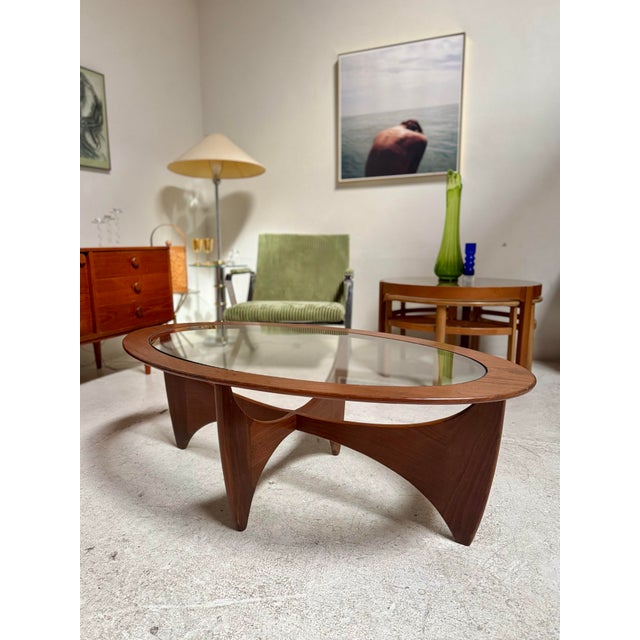 Beautiful Oval Teak “Astro” Coffee Table by Victor Wilkins for GPlan, Attributed Circa 1960s. For Sale - Image 10 of 11