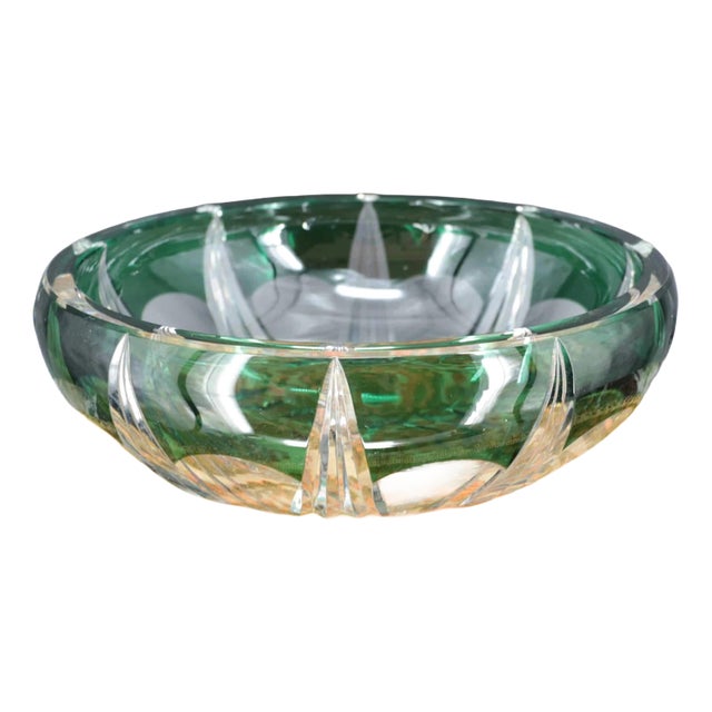 Large Crystal Bowl from Val Saint Lambert For Sale