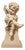 Louis XVI Angel Statue with Ivory Marble Effect, 1890s For Sale