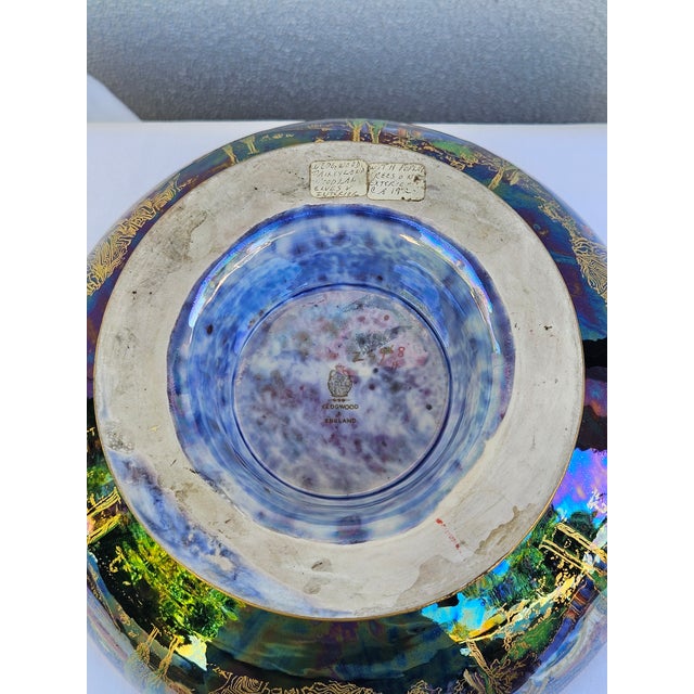 Antique Wedgwood Fairyland Lustre Bone China Punch Bowl For Sale In Phoenix - Image 6 of 12