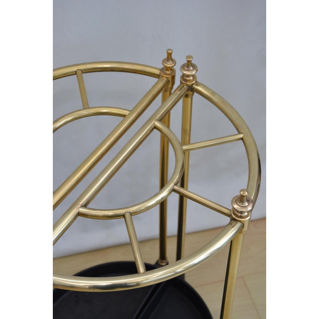 Brass Umbrella Stands, 1920, Set of 2 For Sale - Image 3 of 5