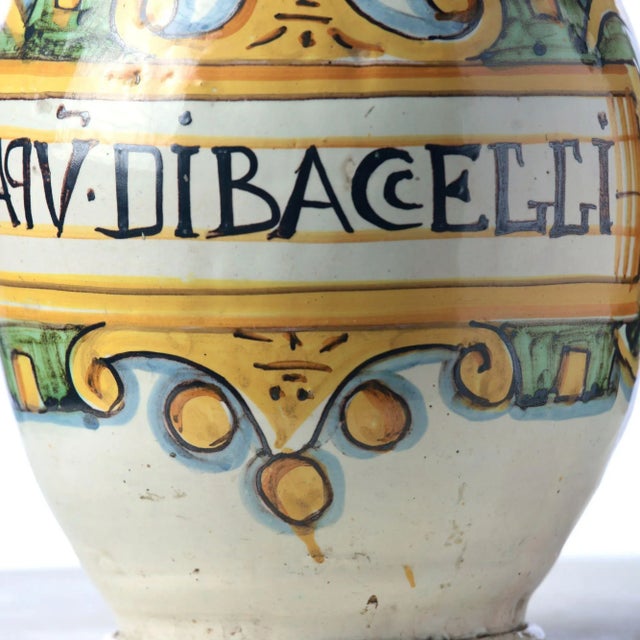 18th Century Pair of 18th Century Italian Pharmacy Jars For Sale - Image 5 of 10