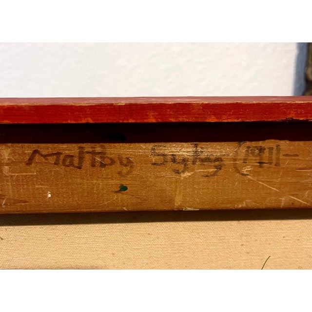 Alabama Surreal Folk Art Oil Painting African American Woman, Flower Headdress, 1960 For Sale In Miami - Image 6 of 10