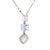 2020s Aquamarine and Diamond Platinum Pendant Necklace - Fei Liu For Sale - Image 5 of 8