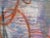 Abstract Mirtha Moreno Abstract Expressionist Painting on Panel Titled : Social Distance , 2020Oil, Acrylic For Sale - Image 3 of 12