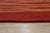 Contemporary 6x8 Trendy Sloane Kilim Red Geometric Contemporary Flatweave Wool Carpet Rug For Sale - Image 3 of 4