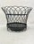1970s Vintage Black Wire Cachepot For Sale - Image 5 of 7