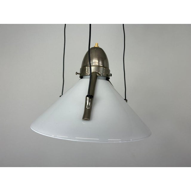 Art Deco Adjustable Hanging Lamp, 1940s For Sale - Image 4 of 8