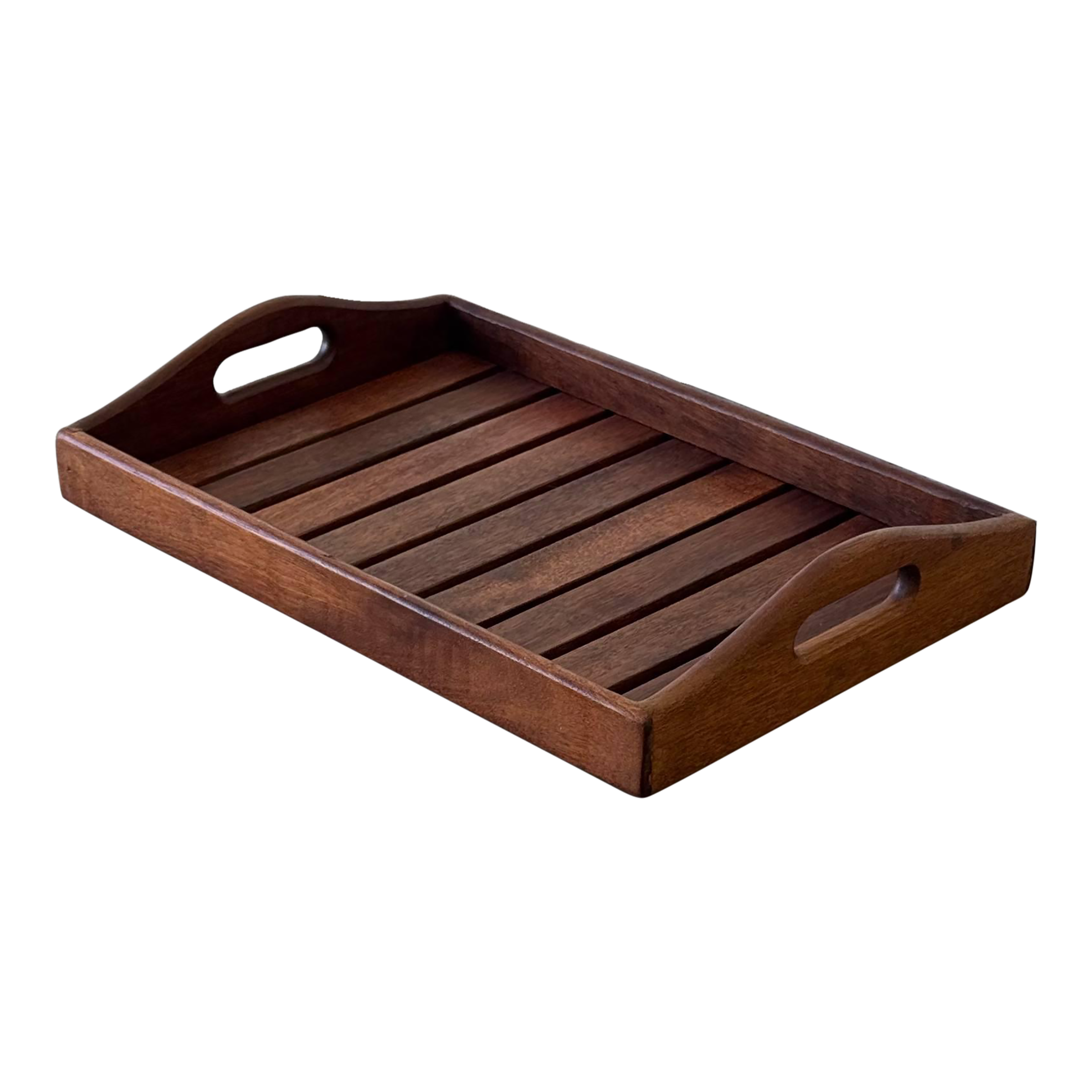 小物入れ vintage tray 1960 s Vintage Danish Teak Serving Tray – Mid-Century Modern Slatted Wood