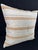 Contemporary Turkish Hemp Pillow Cushion Natural Beige Rust Pillow Cushion Cover 24x24 For Sale - Image 3 of 4