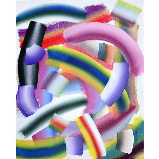 Contemporary Sumit Mehndiratta, Soothbow, Acrylic on Canvas For Sale - Image 3 of 3